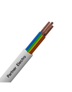 Провод ПВС 4x1 5 мм 100 м ГОСТ цвет белый Партнер-электро