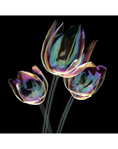 Картина на стекле Стеклянный цветок 4 40x40 см Artabosko