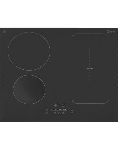 Индукционная варочная панель MIH65700F 59 см 4 конфорки цвет черный Midea