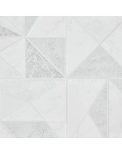 Листовая панель ПВХ Карбо серо белый 960x485x3 мм 0 47 м Без бренда