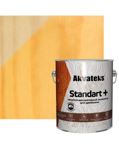Антисептик защитно декоративный Akvateks Standart полуматовый сосна 2 7 л Акватекс