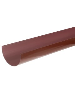 Желоб водосточный 3 м 125 мм цвет красный Интерпрофиль