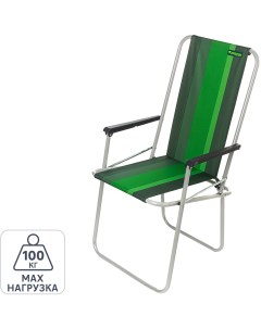 Кресло складное Zagorod К 302 52 4x45 9x92 см сталь сине зеленый Без бренда