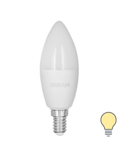 Лампа светодиодная свеча 9Вт 806Лм E14 теплый белый свет Osram