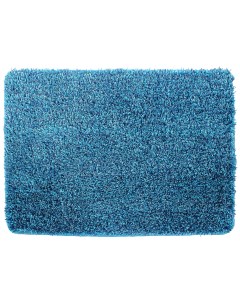 Коврик для ванной Amadeo 50x70 см цвет синий Fixsen