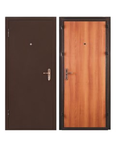 Дверь входная металлическая Спец Pro 206x96 см левая итальянский орех Без бренда