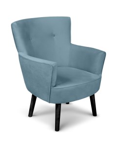 Кресло полиэстер Вилли 77x86x76 см цвет голубой Seasons