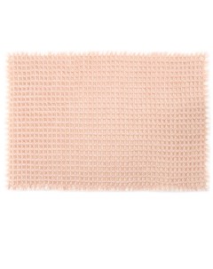 Коврик для ванной комнаты Soft 60x40 см цвет розовый Fixsen