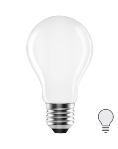 Лампа светодиодная E27 220 240 В 5 Вт груша матовая 600 лм нейтральный белый свет Lexman