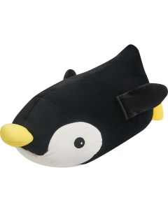 Подушка игрушка Пингвин 40x22 см цвет черный Без бренда
