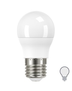 Лампа светодиодная P45 E27 175 250 В 7 5 Вт белая 750 лм нейтральный белый свет Lexman