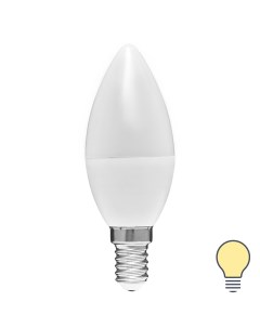 Лампа светодиодная С35 E14 220 240 В 7 Вт свеча матовая 560 лм теплый белый свет Osram