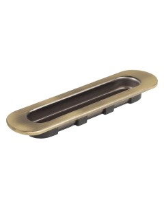 Ручка мебельная для шкафа купе 152 мм металл пластик цвет бронза Без бренда