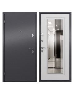 Дверь входная металлическая Берн 860 мм левая цвет скай белый Torex