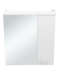 Шкаф зеркальный Венеция 65 см цвет белый Без бренда