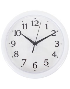 Часы настенные разборные с возможностью декорирования диаметр 24 5 см цвет белый Troykatime
