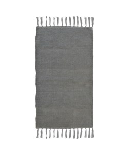 Коврик декоративный хлопок Manoa 50x80 см цвет темно серый Inspire