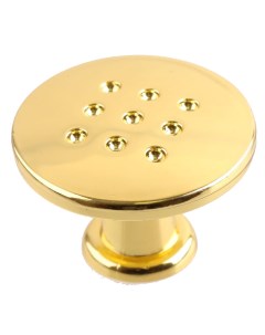 Ручка кнопка мебельная RC011 цвет глянцевое золото Без бренда