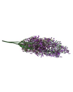 Искусственное растение подвесное с фиолетовыми цветами 80 см Без бренда