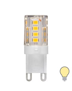 Лампа светодиодная JCD G9 220 240 В 4 5 Вт кукуруза прозрачная 400 лм теплый белый свет Volpe