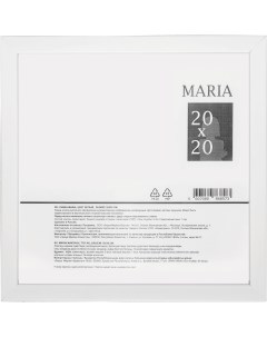 Фоторамка Maria 20x20 см цвет белый Без бренда
