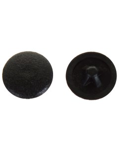 Заглушка на шуруп PZ 3 13 мм полиэтилен цвет чёрный 50 шт Без бренда