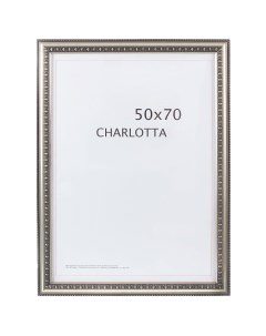 Рамка Charlotta цвет серебро размер 50х70 Без бренда