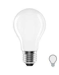 Лампа светодиодная E27 220 240 В 6 Вт груша матовая 750 лм нейтральный белый свет Lexman