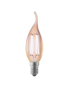 Лампочка светодиодная свеча E14 470 лм теплый белый свет4 5 Вт Lexman