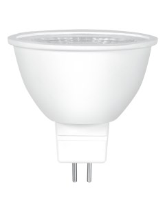 Лампочка светодиодная софит GU5 3 500 лм теплый белый свет 6 Вт Lexman
