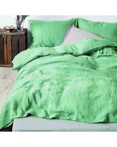 Комплект постельного белья Rustic Grass полутораспальный полисатин зелёный Без бренда
