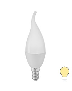 Лампа светодиодная с диммером свеча витая 6 Вт Е14 матовая 600 Лм теплый белый свет Volpe