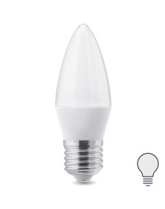 Лампа светодиодная E27 220 240 В 7 Вт свеча матовая 600 лм нейтральный белый свет Без бренда