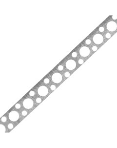Перфорированная лента прямая LP 12x0 5 5 м оцинкованная сталь цвет серый Без бренда
