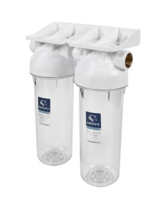 Магистральный фильтр для холодного водоснабжения ХВС KSBP DUO LM двойной SL10 3 4 пластик Unicorn