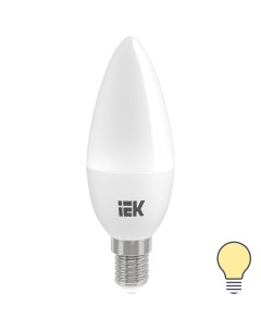 Лампа светодиодная C35 Свеча E14 7 Вт 3000К свет тёплый белый Iek