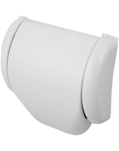 Держатель для туалетной бумаги Prime с крышкой цвет белый Без бренда