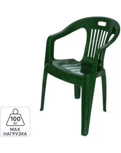 Кресло 5 Комфорт 1 54x53 5x78 см полипропилен темно зеленый Без бренда