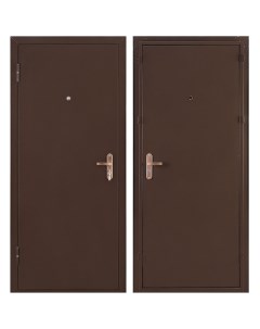 Дверь входная металлическая Профи Pro 206x86 см левая антик медь Без бренда