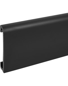 Плинтус напольный РМ полистирол цвет черный 2000x16x80 мм Atrium