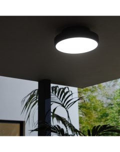 Светильник потолочный Mitsu E27 25 Вт IP44 цвет черный Inspire