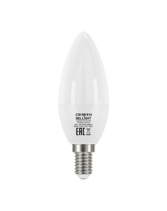 Лампа светодиодная Е14 220 240 В 5 Вт свеча 470 лм холодный белый цвет света Bellight