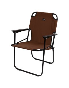 Кресло КС4 LM К складной 58x60 5x75 сталь полиэстер цвет коричневый Без бренда