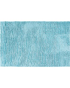 Коврик для ванной Merci 45x70 см цвет тёмно голубой Swensa