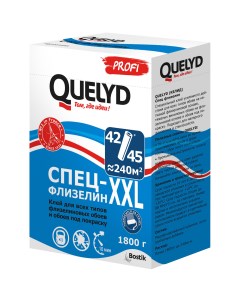 Клей для обоев Спец флизелин 1 8 кг Quelyd
