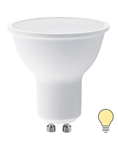 Лампа светодиодная GU10 175 250 В 7 Вт спот матовая 700 лм теплый белый свет Lexman
