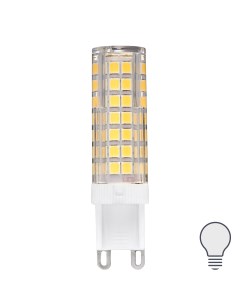 Лампа светодиодная JCD G9 220 240 В 7 Вт кукуруза прозрачная 600 лм нейтральный белый свет Volpe