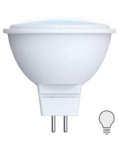 Лампа светодиодная MR16 GU5 3 12 В 5 Вт Эдисон матовая 500 лм нейтральный белый свет Volpe