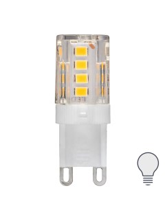 Лампа светодиодная JCD G9 220 240 В 4 5 Вт кукуруза прозрачная 400 лм нейтральный белый свет Volpe