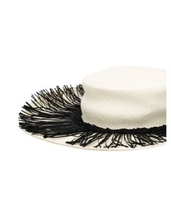 Alanui шляпа с бахромой один размер белый Alanui